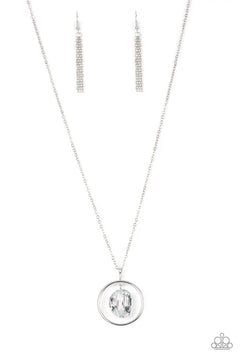 Paparazzi ♥ Hands-Down Dazzling - Silver ♥ Necklace