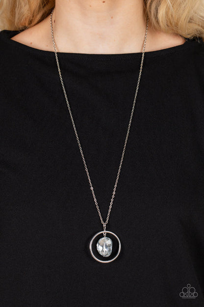Paparazzi ♥ Hands-Down Dazzling - Silver ♥ Necklace