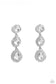 Paparazzi ♥ Prove Your ROYALTY - White ♥ Post Earrings