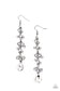 Paparazzi ♥ Wedding Day Dazzle - Black ♥ Earrings