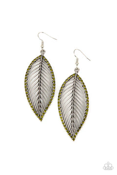 Paparazzi ♥ Canopy Cabaret - Green ♥ Earrings