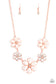 Paparazzi ♥ Fiercely Flowering - Copper ♥ Necklace