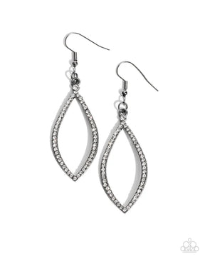 Paparazzi ♥ Twinkly Treat - Black ♥ Earrings
