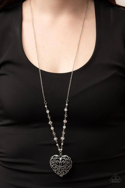 Paparazzi ♥ Doting Devotion - White ♥ Necklace