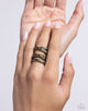 Paparazzi ♥ Industrial Intersection - Brass ♥ Ring