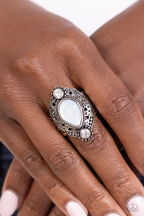 Paparazzi ♥ Mystical Mania - White ♥ Ring