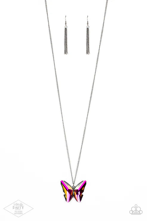 Paparazzi ♥ The Social Butterfly Effect - Multi ♥ Necklace
