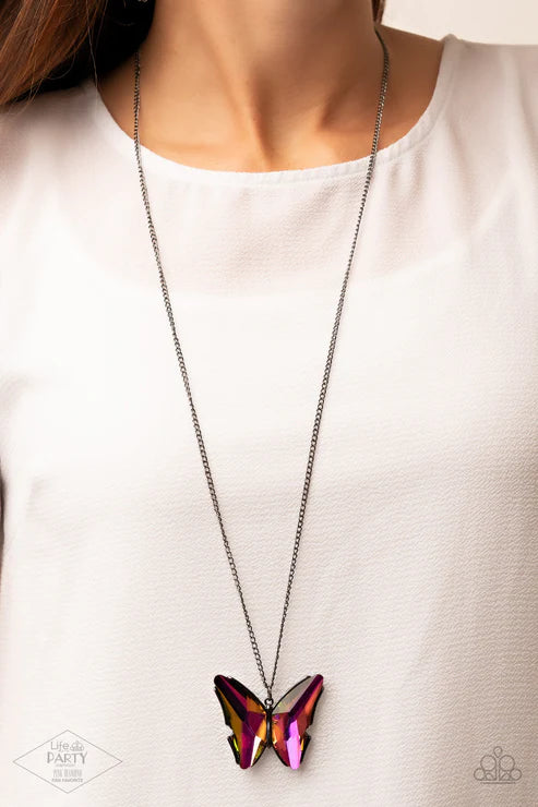 Paparazzi ♥ The Social Butterfly Effect - Multi ♥ Necklace