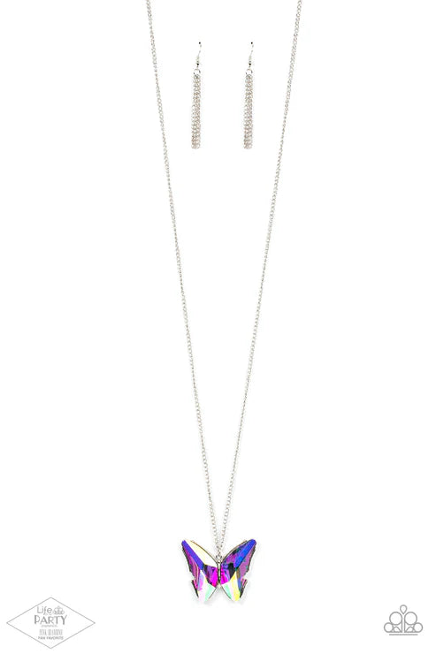 Paparazzi ♥ The Social Butterfly Effect 2 - Multi ♥ Necklace