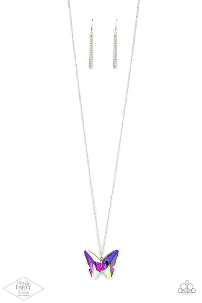 Paparazzi ♥ The Social Butterfly Effect 2 - Multi ♥ Necklace