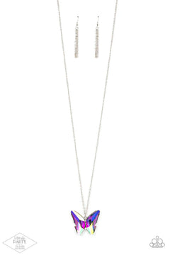 Paparazzi ♥ The Social Butterfly Effect 2 - Multi ♥ Necklace