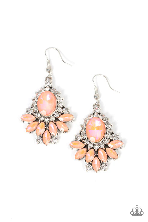 Paparazzi ♥ Magic Spell Sparkle - Orange ♥ Earrings