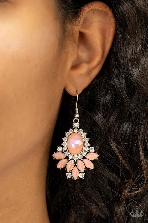 Paparazzi ♥ Magic Spell Sparkle - Orange ♥ Earrings