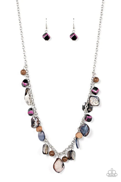 Paparazzi ♥ Caribbean Charisma - Pink ♥ Necklace
