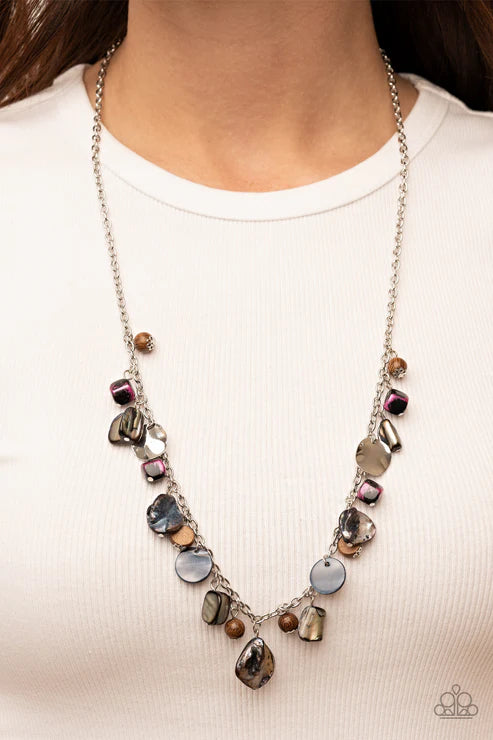 Paparazzi ♥ Caribbean Charisma - Pink ♥ Necklace
