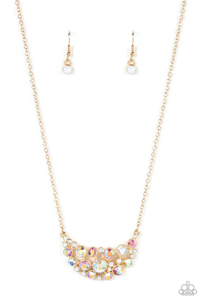 Paparazzi ♥ Effervescently Divine - Gold ♥ Necklace