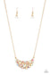 Paparazzi ♥ Effervescently Divine - Gold ♥ Necklace