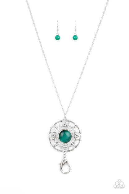 Paparazzi ♥ Celestial Compass - Green ♥ Lanyard
