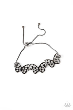 Paparazzi ♥ Put a WING on It - Black ♥ Bracelet