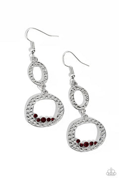 Paparazzi ♥ So Unexpected - Red ♥ Earrings