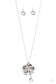 Paparazzi ♥ Homegrown Glamour - Silver ♥ Lanyard