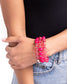 Paparazzi ♥ Colorful Charade - Pink ♥ Bracelet