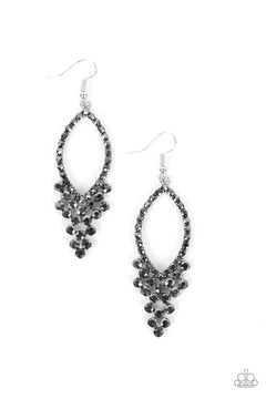 Paparazzi ♥ GLOWING off the Deep End - Silver ♥ Earrings