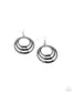Paparazzi ♥ Contemporary Culture - Black ♥ Earrings
