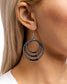 Paparazzi ♥ Contemporary Culture - Black ♥ Earrings