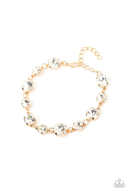 Paparazzi ♥ Bippity Boppity BLING - Gold ♥ Bracelet