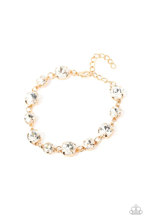 Paparazzi ♥ Bippity Boppity BLING - Gold ♥ Bracelet