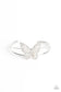 Paparazzi ♥ Butterfly Bella - White ♥ Bracelet