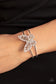 Paparazzi ♥ Butterfly Bella - White ♥ Bracelet
