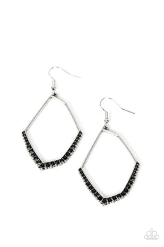 Paparazzi ♥ Bent on Success - Black ♥ Earrings