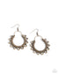 Paparazzi ♥ Botanical Tambourine - Brass ♥ Earrings