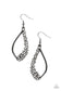 Paparazzi ♥ Sparkly Side Effects - Black ♥ Earrings