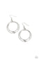 Paparazzi ♥ Refined Rotation - White ♥ Earrings