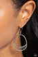Paparazzi ♥ Segmented Shimmer - Silver ♥ Earrings