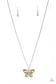 Paparazzi ♥ Free-Flying Flutter - Yellow ♥ Necklace