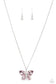 Paparazzi ♥ Free-Flying Flutter - Pink ♥ Necklace