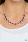 Paparazzi ♥ Razor-Sharp Refinement - Pink ♥ Necklace