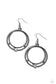 Paparazzi ♥ Refined Rotation - Black ♥ Earrings