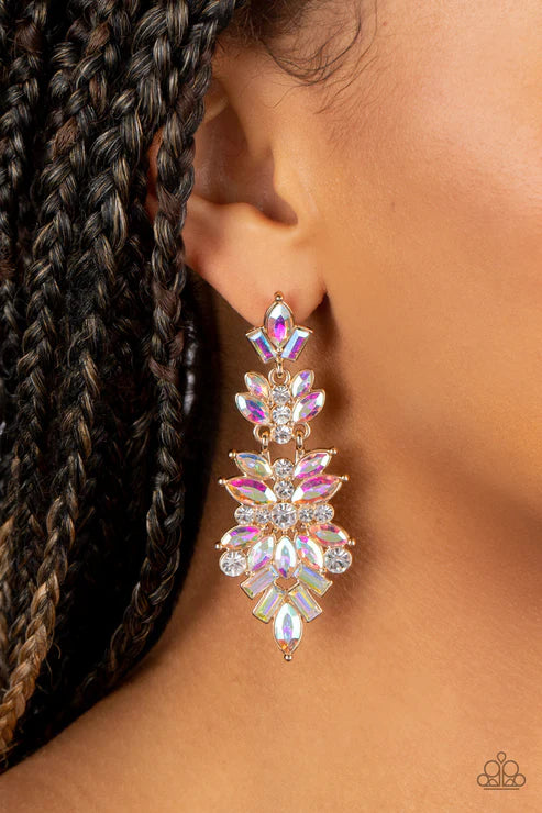 Paparazzi ♥ Frozen Fairytale - Multi ♥ Post Earrings