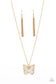 Paparazzi ♥ Gives Me Butterflies - Gold ♥ Necklace