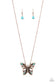 Paparazzi ♥ Badlands Butterfly - Copper ♥ Necklace