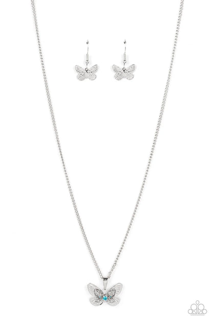 Paparazzi ♥ High-Flying Fashion - Blue ♥ Necklace