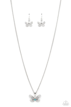 Paparazzi ♥ High-Flying Fashion - Blue ♥ Necklace