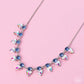 Paparazzi ♥ Razor-Sharp Refinement - Blue ♥ Necklace
