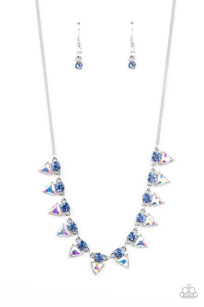Paparazzi ♥ Razor-Sharp Refinement - Blue ♥ Necklace