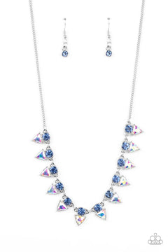 Paparazzi ♥ Razor-Sharp Refinement - Blue ♥ Necklace